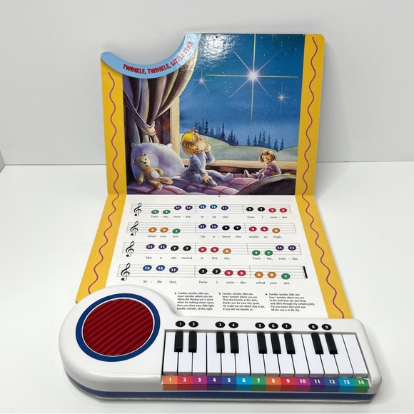 Play Me A Song! Hard Cover Book with Piano Keyboard - Picture 2 of 9